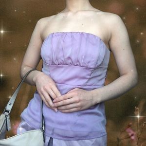 Le Chateau Elegant strapless top 💫